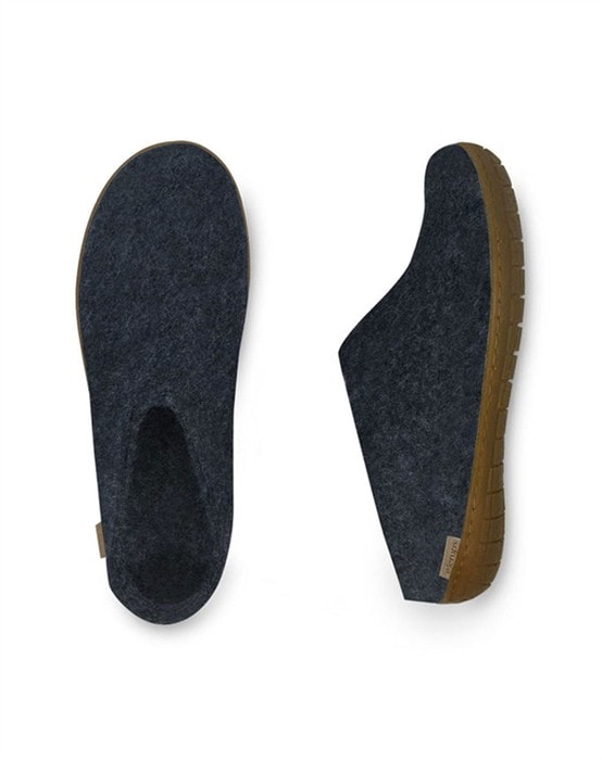 Tøffel - Denim - Honey Naturgummisål